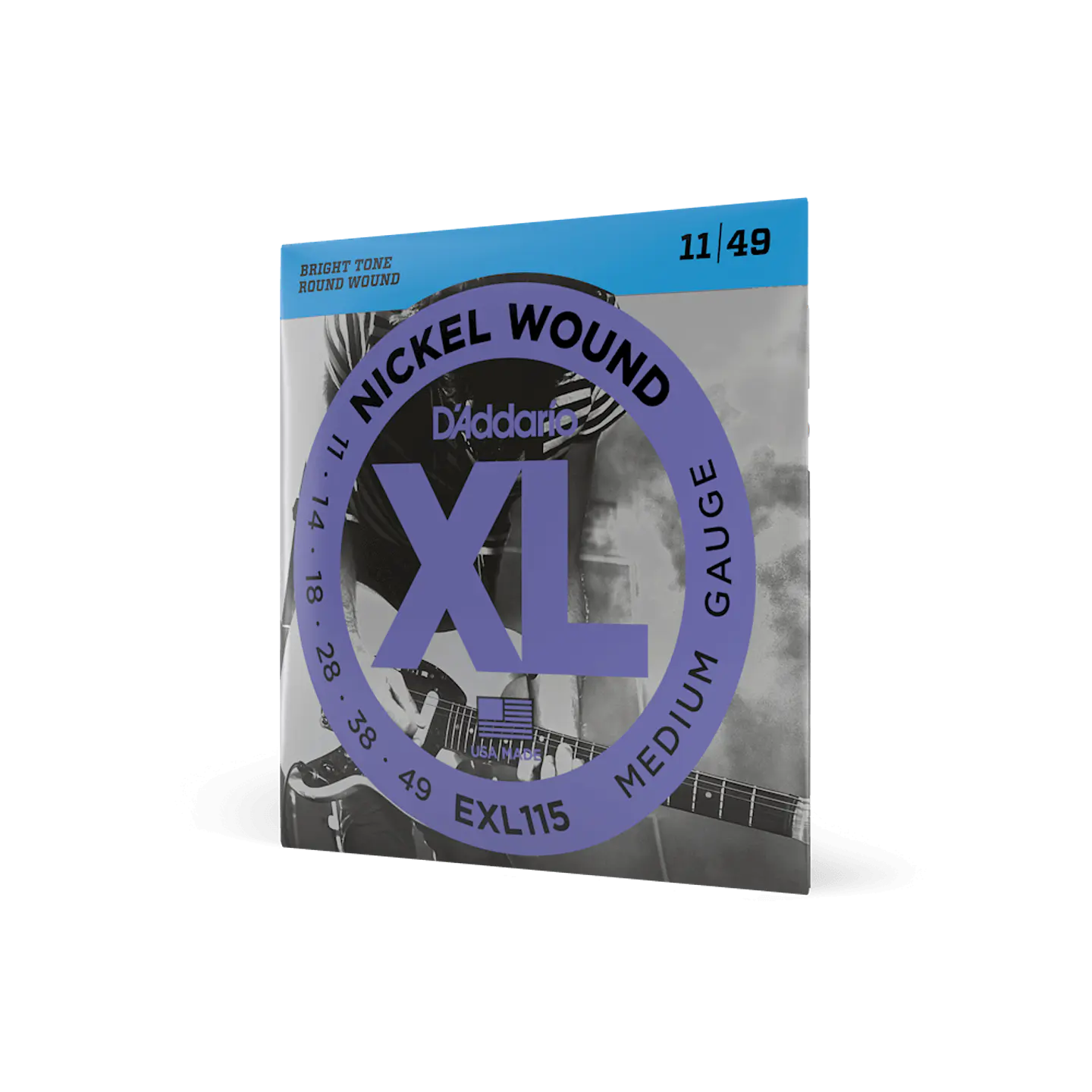 Cuerdas guitarra eléctrica D'Addario EXL115 (11-49 Medium) 4