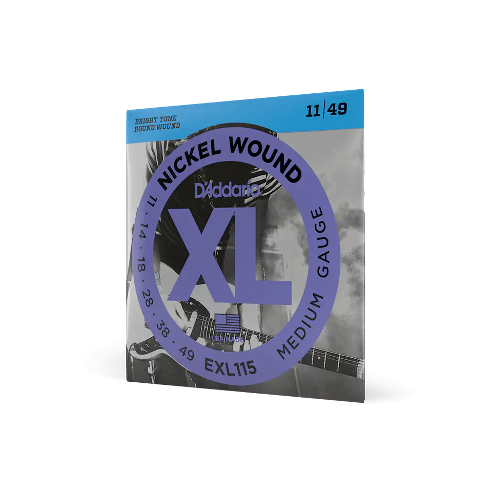 Cuerdas guitarra eléctrica D'Addario EXL115 (11-49 Medium) 4