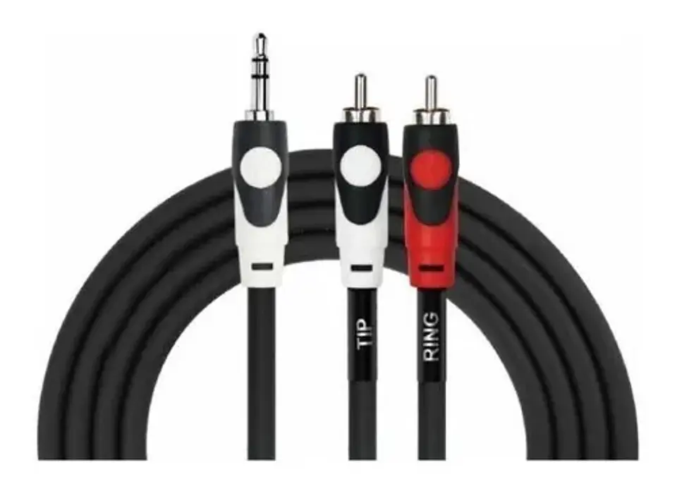 Kirlin Miniplug 3.5mm a 2 RCA (3 metros) - YE-364 1