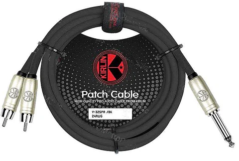 Kirlin Plug 6.3mm a 2 RCA (3 metros)