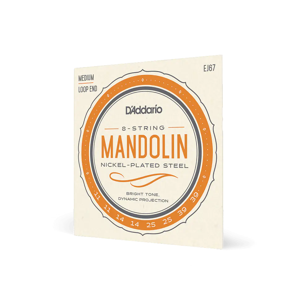 Cuerdas de Mandolina D'Addario EJ67 (11-39 Medium) 4