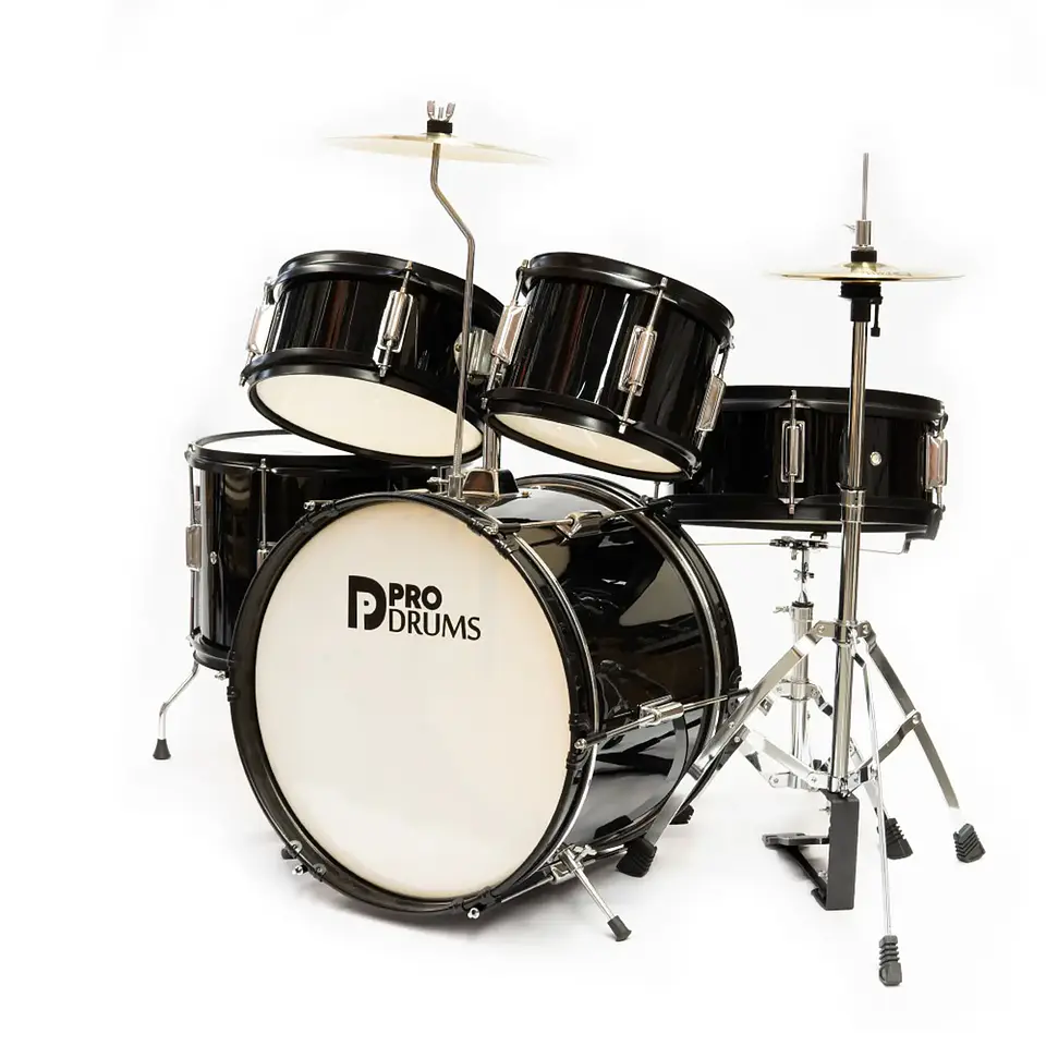 Batería Junior Pro Drums PRD03-BK Negro | Para Niños | Risonanza 2