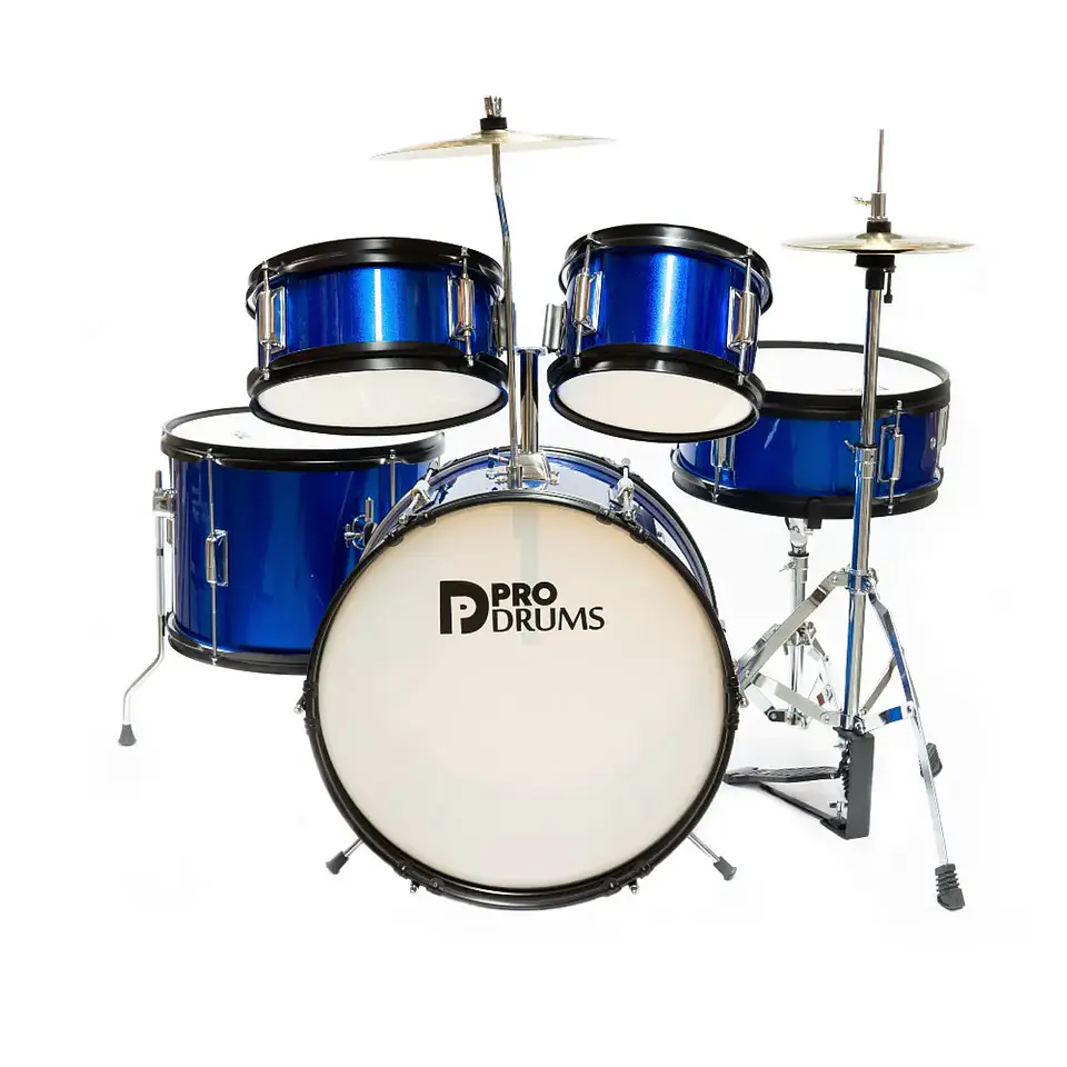 Batería Junior Pro Drums PRD03-BL Azul | Para Niños | Risonanza 3