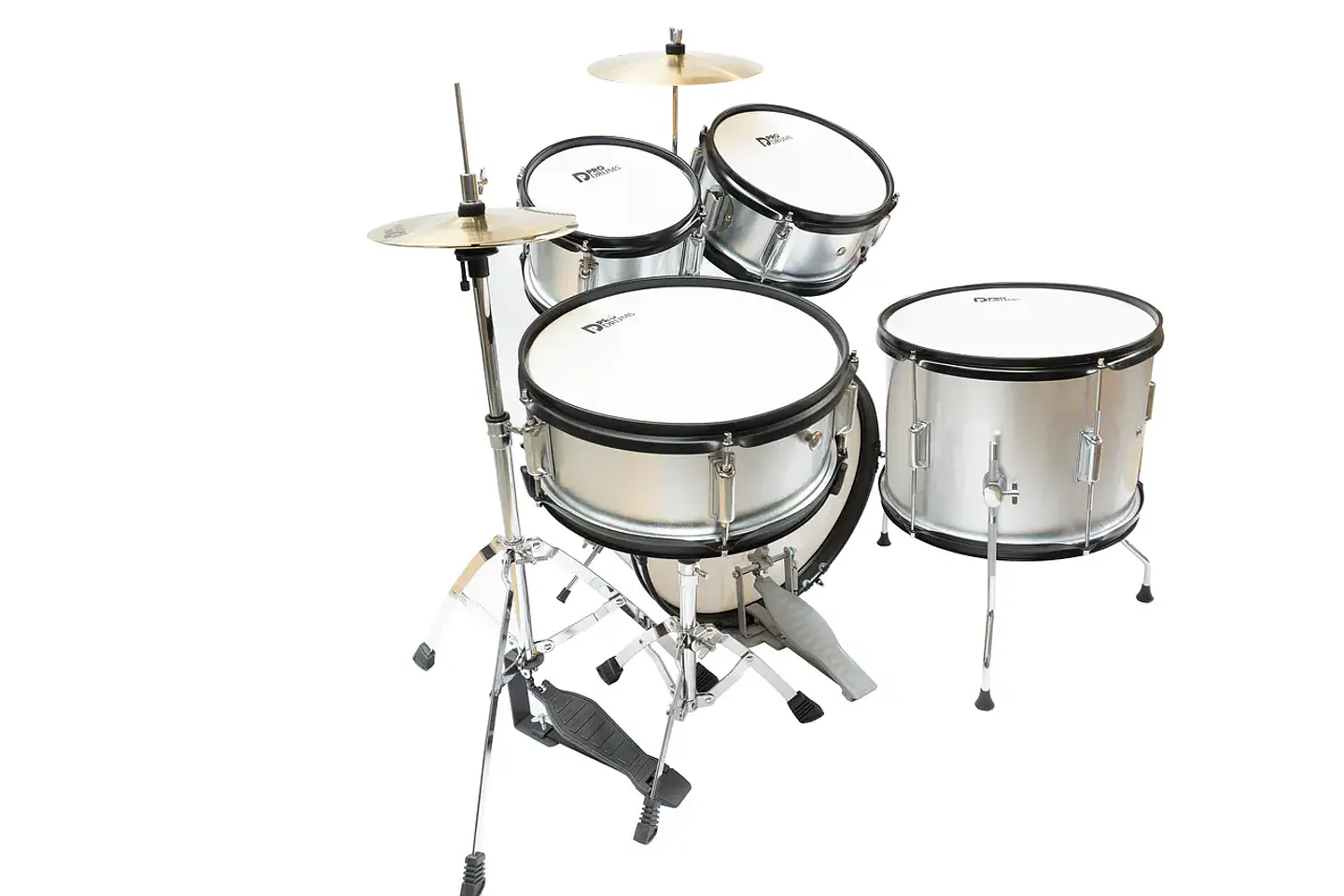 Batería Junior Pro Drums PRD03-SV Plateada | Para Niños | Risonanza 3