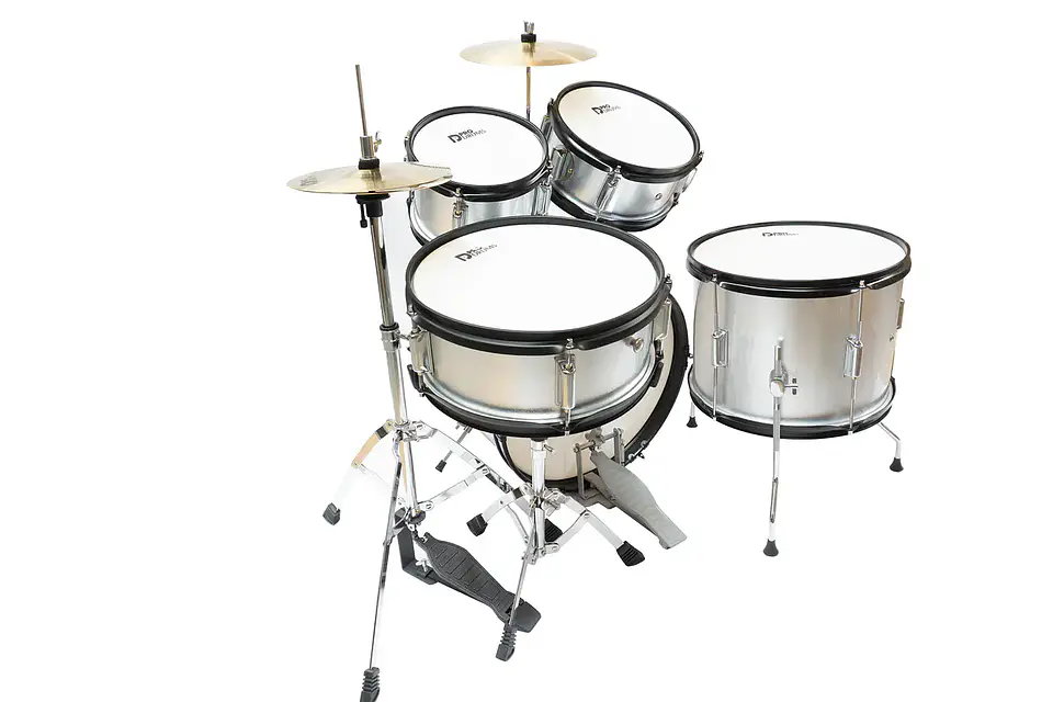 Batería Junior Pro Drums PRD03-SV Plateada | Para Niños | Risonanza 3