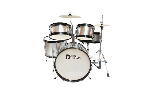Batería Junior Pro Drums PRD03-SV Plateada | Para Niños | Risonanza