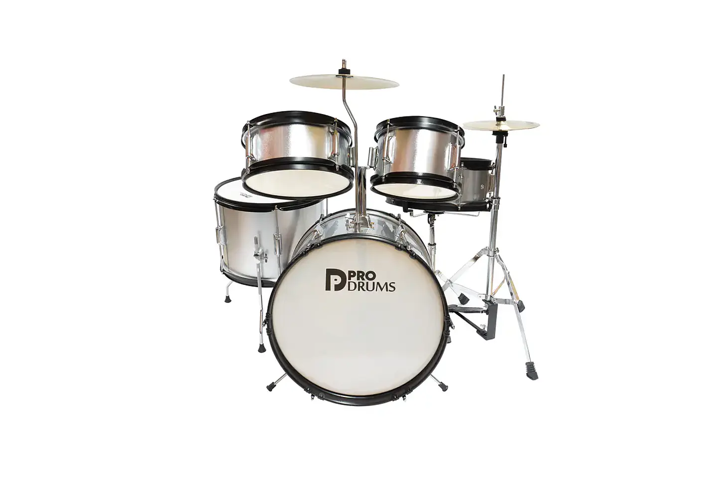 Batería Junior Pro Drums PRD03-SV Plateada | Para Niños | Risonanza 1