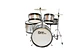 Batería Junior Pro Drums PRD03-SV Plateada | Para Niños | Risonanza - Miniatura 1