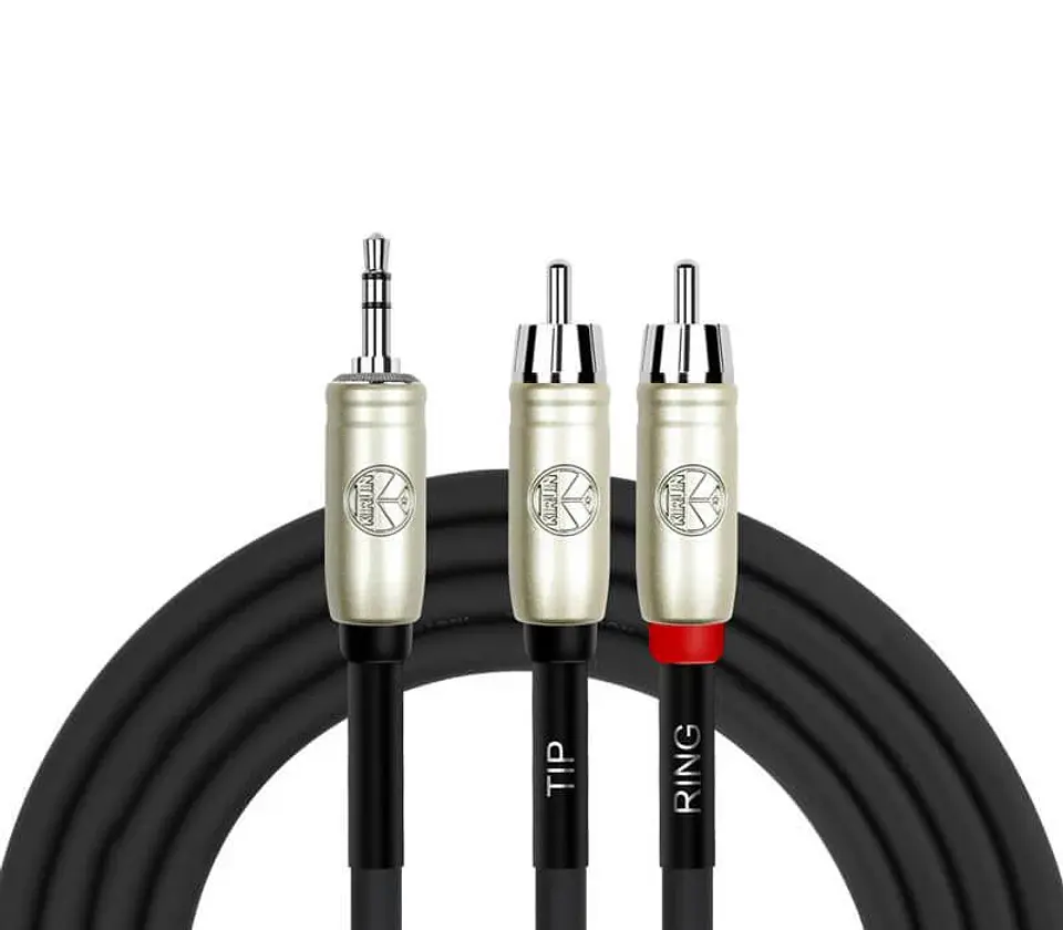 Cable Miniplug TRS 3.5mm a 2 RCA 3 metros Y-364PRL-3M 2
