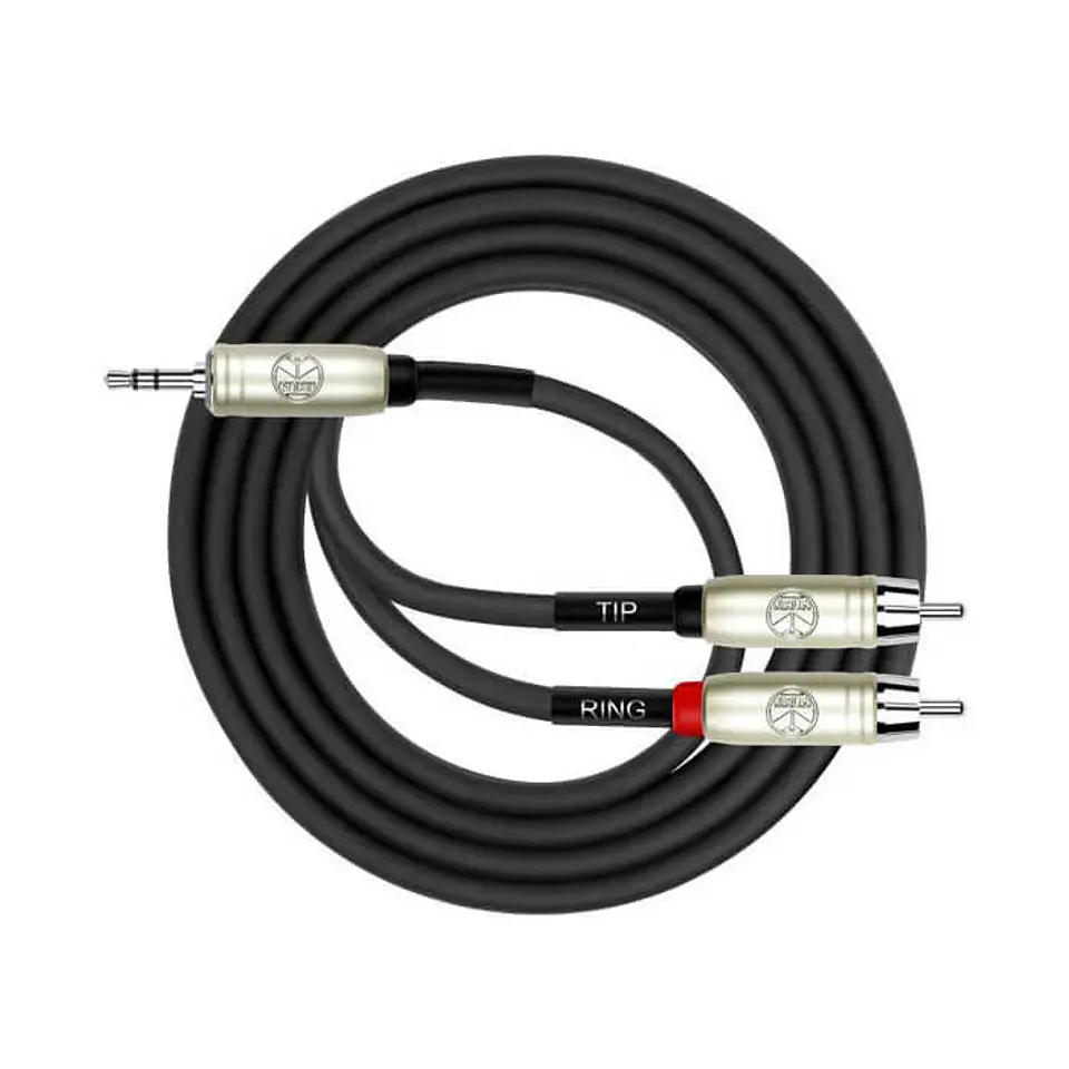 Cable Miniplug TRS 3.5mm a 2 RCA 3 metros Y-364PRL-3M 3