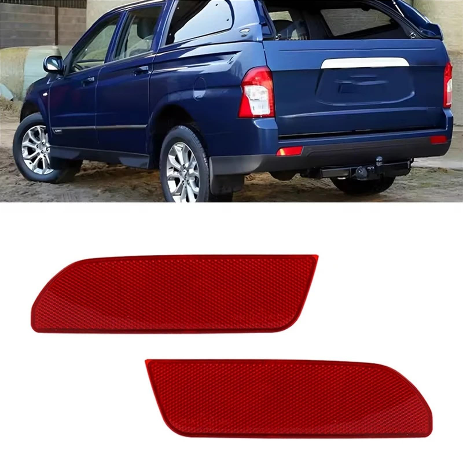 MOLDURA CROMADA ALT+ REFLECTANTES TRASEROS RH Y LH ORIGNAL 1