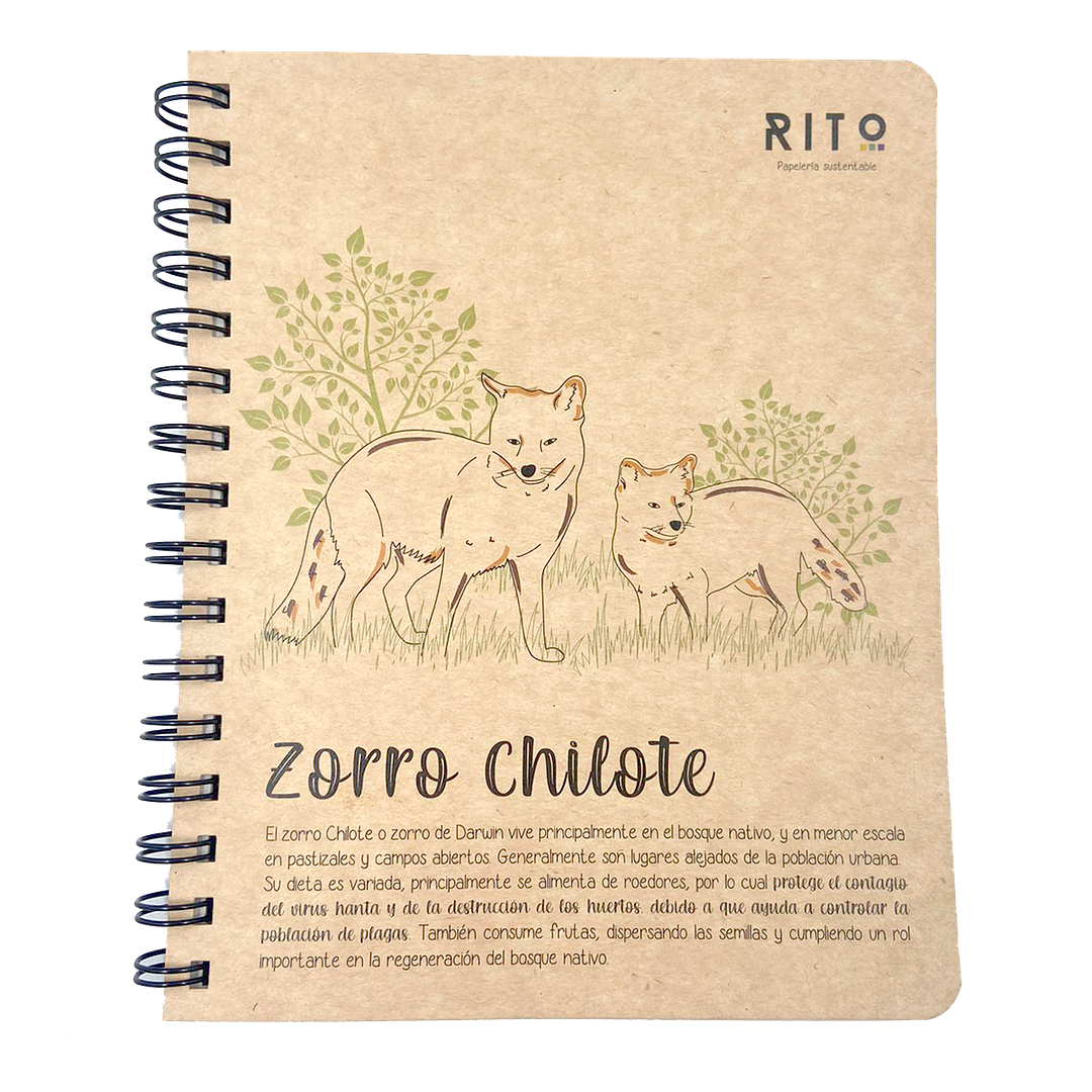 Cuaderno Sustentable Zorro Chilote 4