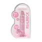 Dildo Realista com Testículos Crystal Clear 7 /18 CM Rosa Realrock - Thumbnail 2