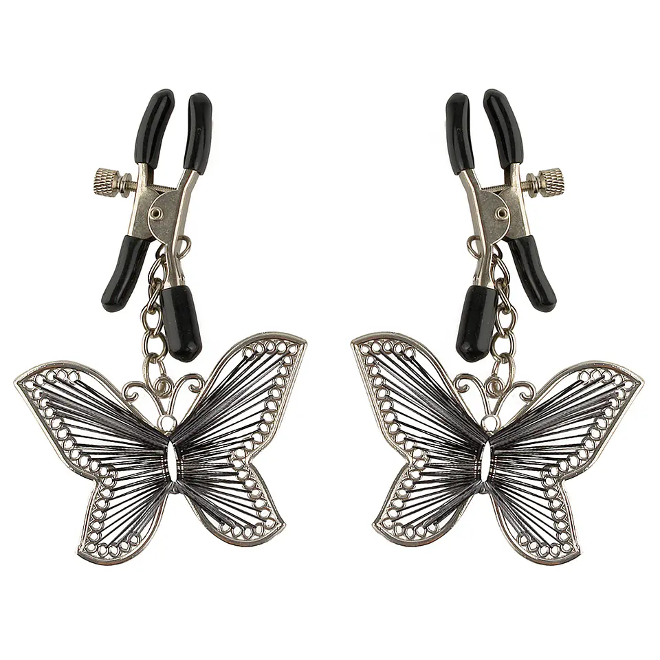 Pinças para os Mamilos Butterfly Nipple Clamps Fetish Fantasy Series 4