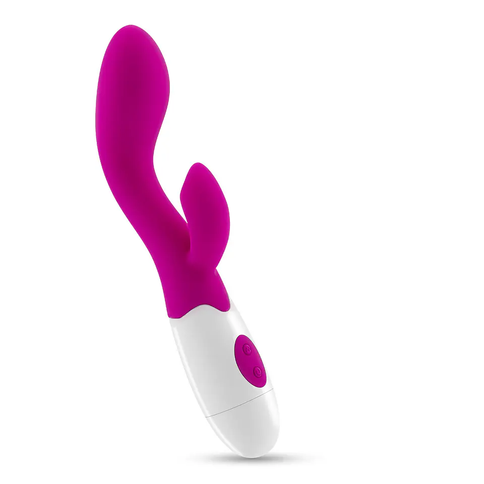 Vibrador com Estimulador de Clitóris Cherie e Lubrificante à Base de Água Incluído Crushious 2