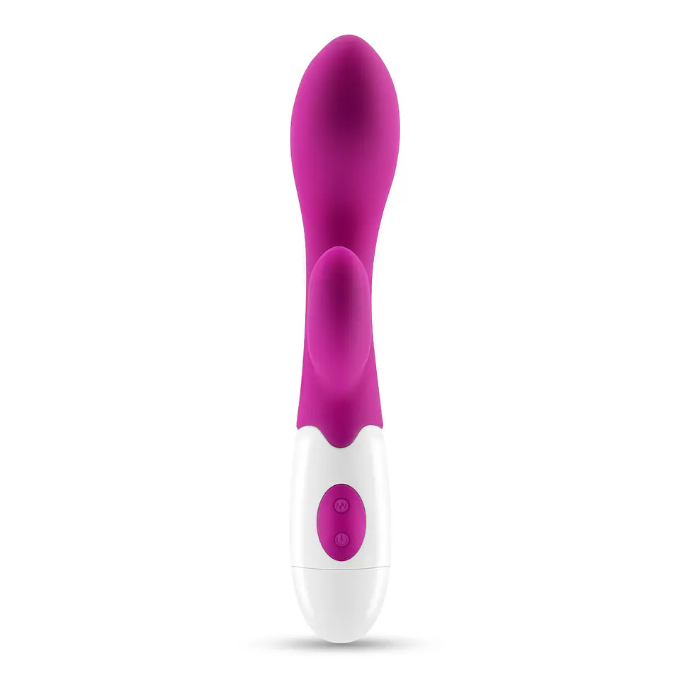 Vibrador com Estimulador de Clitóris Cherie e Lubrificante à Base de Água Incluído Crushious 3