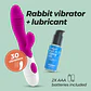 Vibrador com Estimulador de Clitóris Lollipop e Lubrificante à Base de Água Incluído Crushious - Thumbnail 6