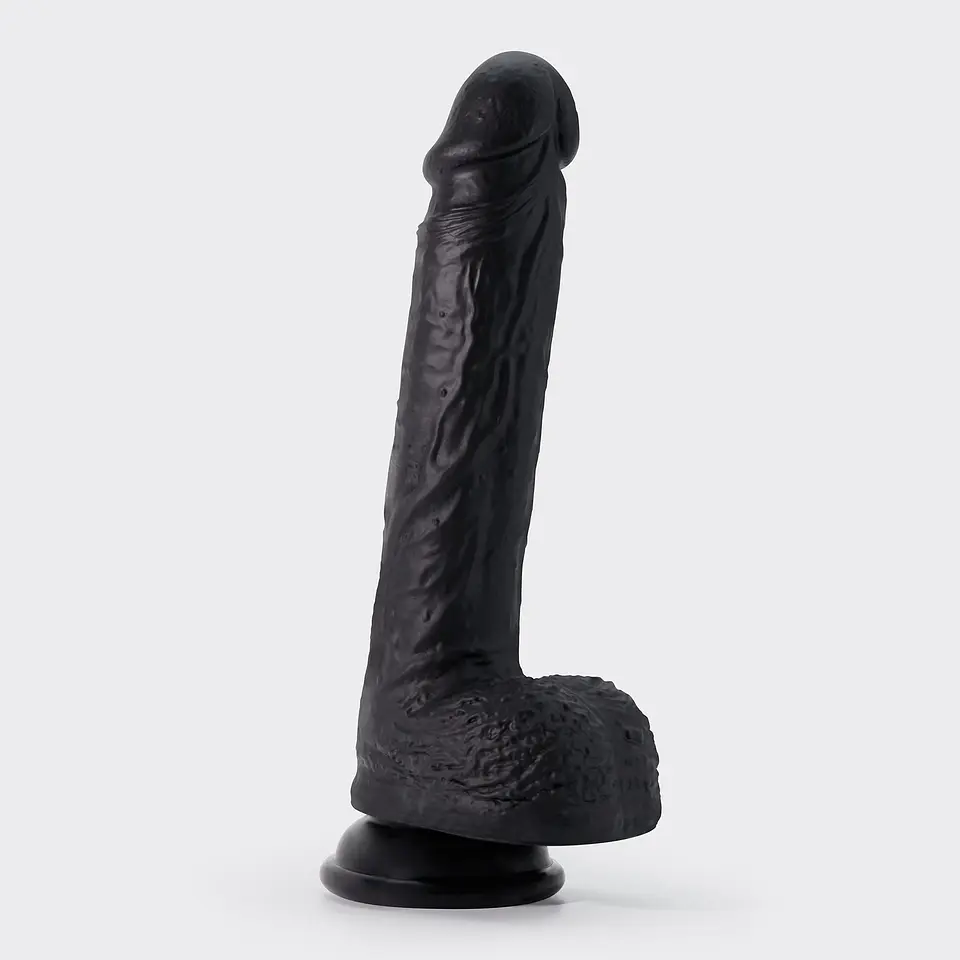 Dildo de Silicone Líquido Inviktus 8 Crushious Preto 2