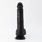 Dildo de Silicone Líquido Inviktus 8 Crushious Preto - Thumbnail 3
