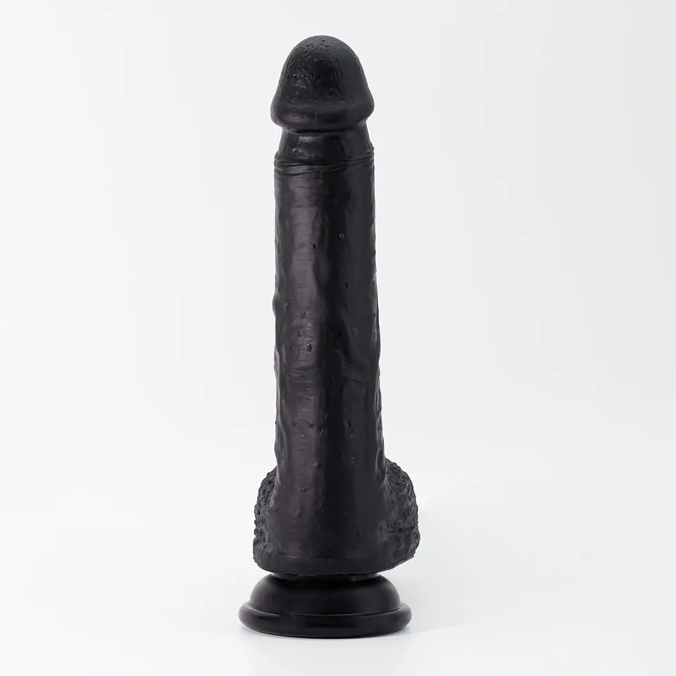 Dildo de Silicone Líquido Inviktus 8 Crushious Preto 3