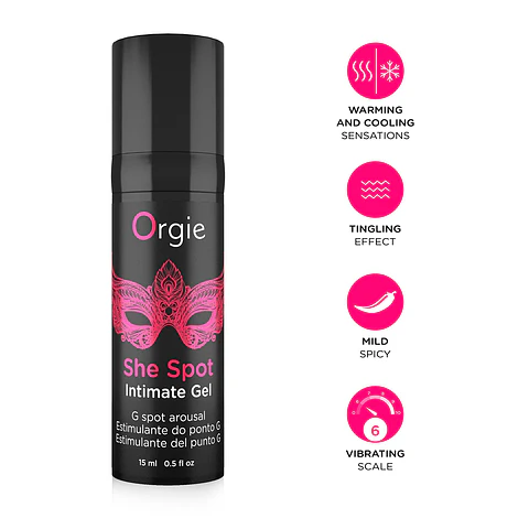 Gel Estimulante para Ponto-G She Spot 15ml Orgie