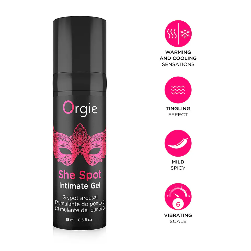 Gel Estimulante para Ponto-G She Spot 15ml Orgie 1