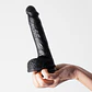 Dildo de Silicone Líquido Inviktus 8 Crushious Preto - Thumbnail 6
