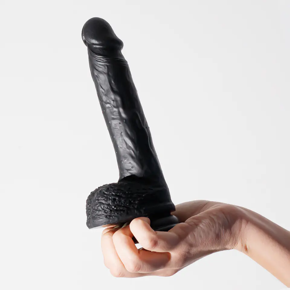 Dildo de Silicone Líquido Inviktus 8 Crushious Preto 6