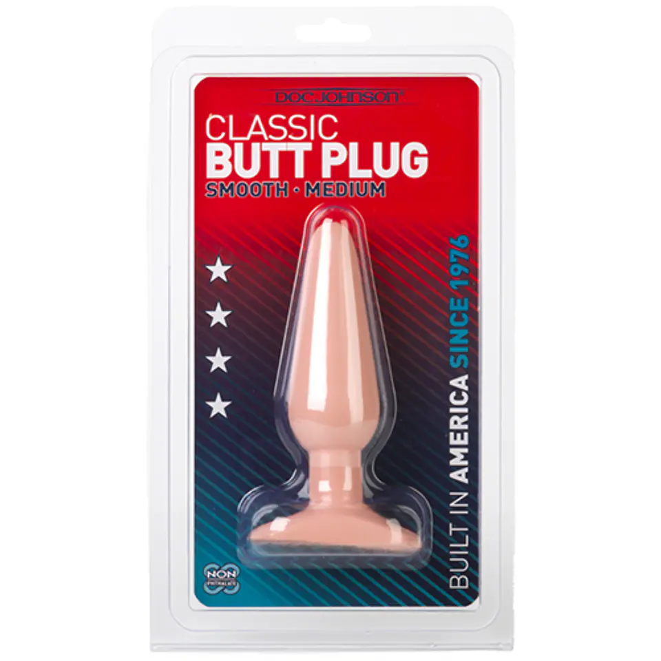 Plug Anal Doc Johnson Classic Butt Plug Medium 5