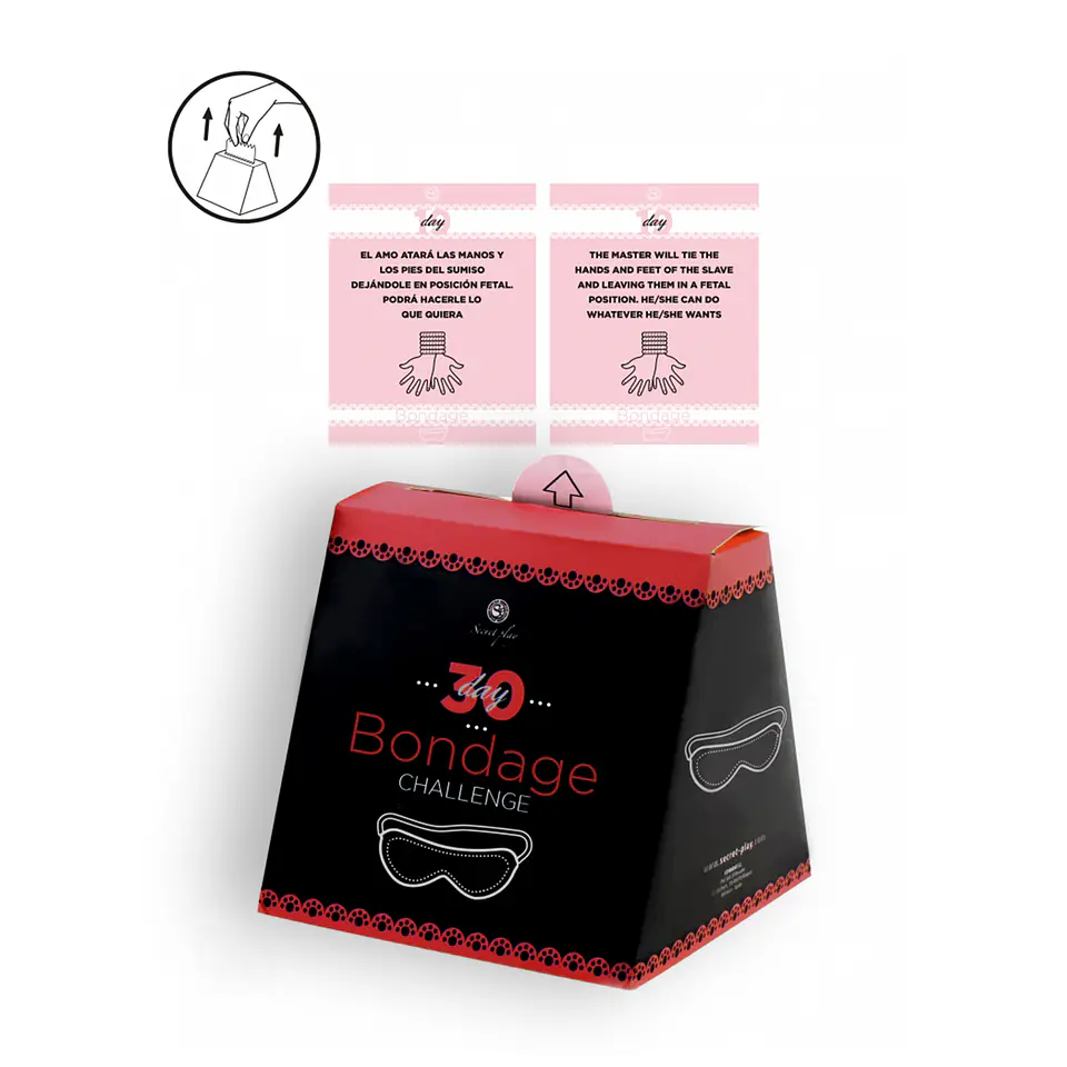 Jogo 30 Day Bondage Challenge em Inglês e Espanhol Secret Play 1