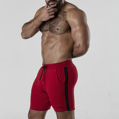 Calção Side Strip Short Vermelho Locker Gear