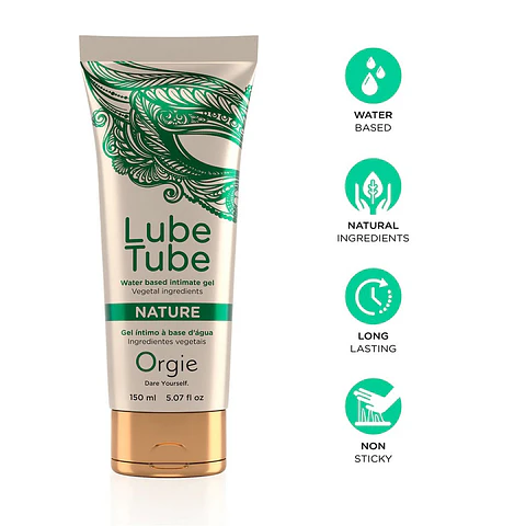 Lubrificante à Base de Água Nature Lube Tube 150ml Orgie