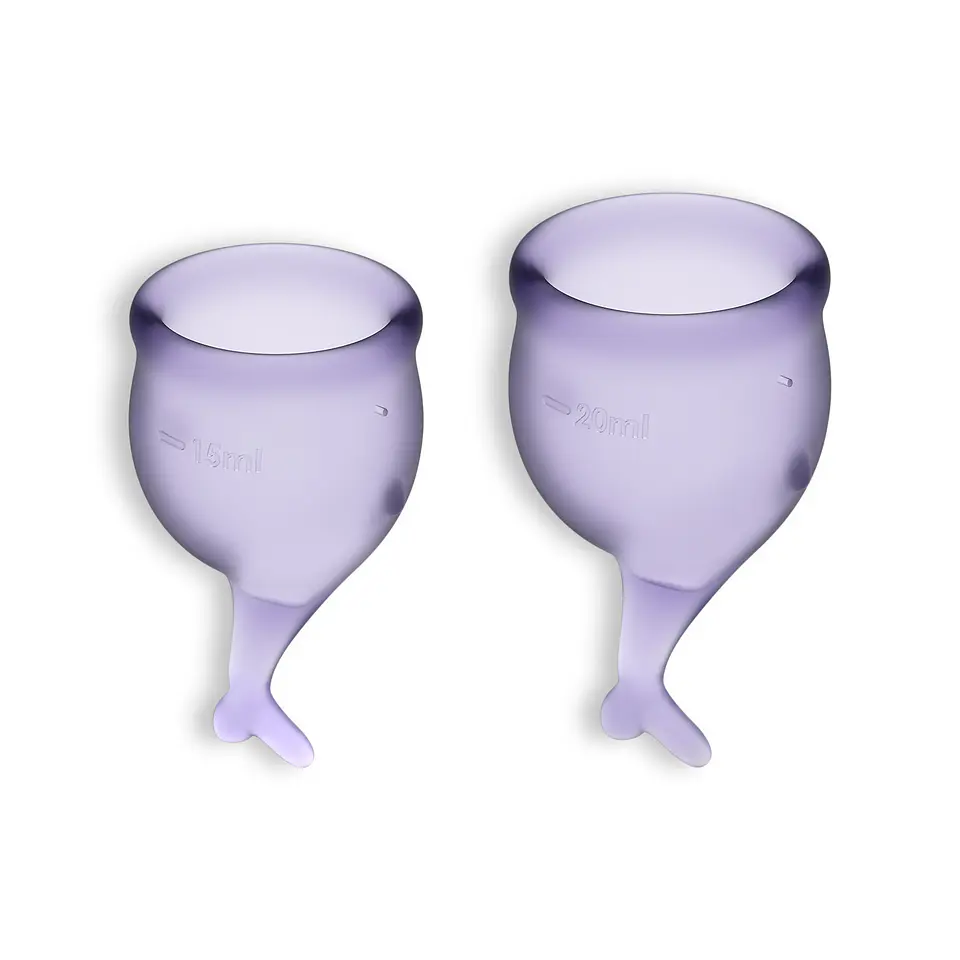 Conjunto de 2 Copos Menstruais Feel Secure Satisfyer 2