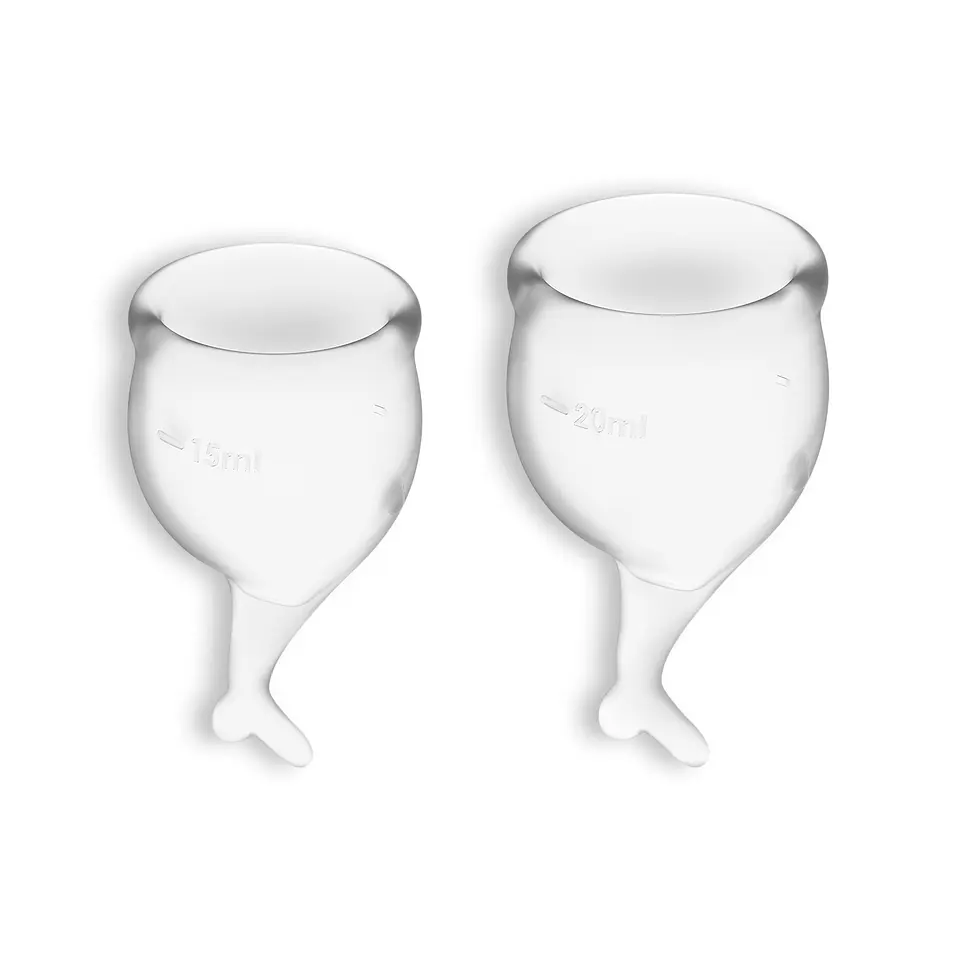 Conjunto de 2 Copos Menstruais Feel Secure Satisfyer 3