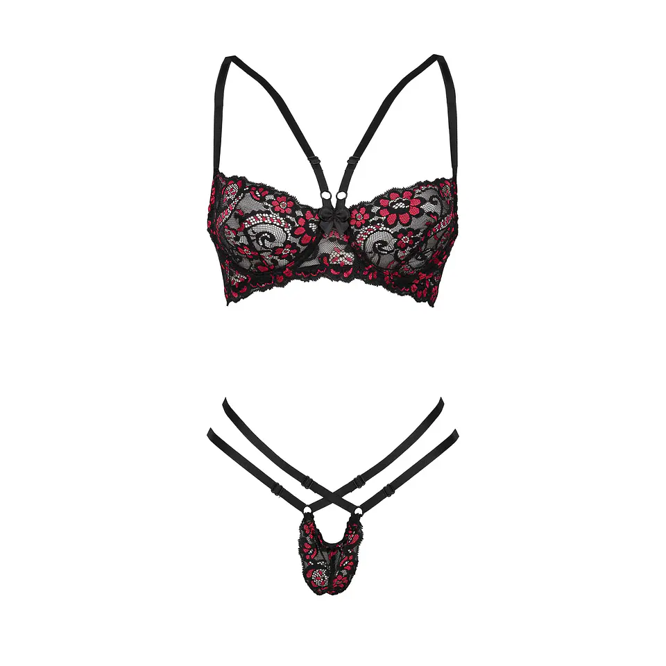 Conjunto de 2 Peças Rosalinda Preto Beauty Night Fashion 6
