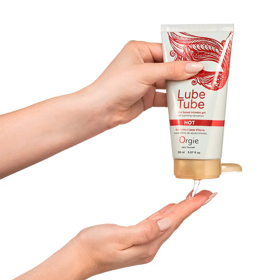 Lubrificante à Base de Água com Efeito de Aquecimento Lube Tube 150ml Orgie 6