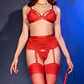 Conjunto de 5 Peças Vermelho Chilirose (CR-4895) - Thumbnail 1