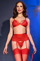 Conjunto de 5 Peças Vermelho Chilirose (CR-4895) - Thumbnail 2