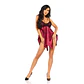 Camisa de Noite e Tanga Julieta Roxo Beauty Night Fashion - Thumbnail 3
