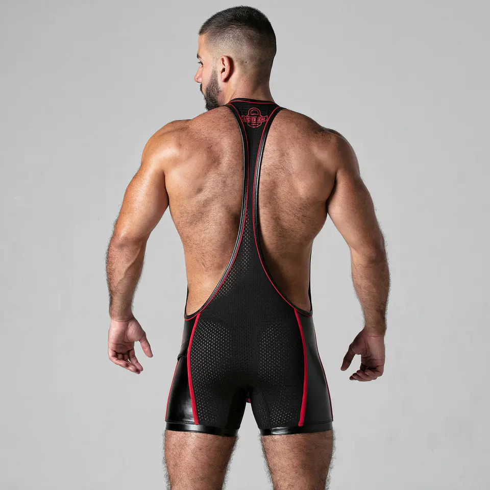 Singlet Look At It Locker Gear Vermelho 2