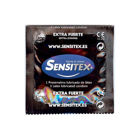 Preservativos Naturais Extra Fortes 100 Unidades Sensitex