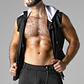 Colete Look At Harder Hoody Branco Locker Gear - Thumbnail 1