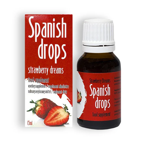 Gotas Spanish Drops Morango 15ml Cobeco
