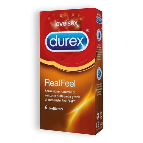 Preservativos Durex Real Feel 6 Unidades