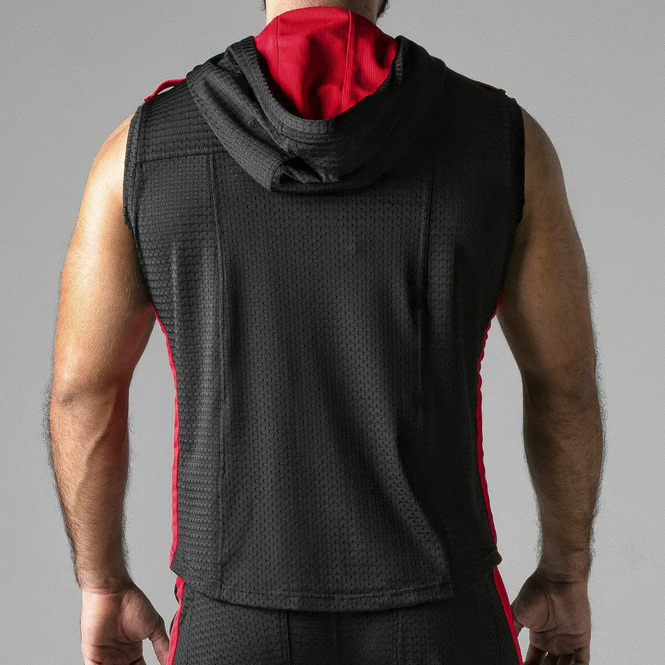 Colete Look At Harder Hoody Vermelho Locker Gear 4