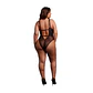 Body Wireless Lace Preto Tamanho Queen Le Désir - Thumbnail 4