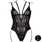 Body Wireless Lace Preto Tamanho Queen Le Désir - Thumbnail 5