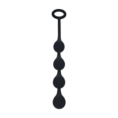 Bolas Anais de Silicone em Forma de Gota de Àgua S 20mm Pretas Levelz