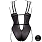 Body Wireless Lace Preto Tamanho Queen Le Désir - Thumbnail 6