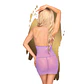 Camisa de Noite e Tanga Bedtime Story Penthouse Lilás - Thumbnail 2